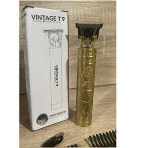 Vintage T9 Trimmer Professional Hair Clipper 4 Guards NIB